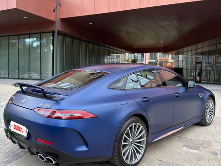 2019 Mercedes-Benz AMG GT 4-Door Coupe 43 I, синий, 7000000 рублей, вид 4