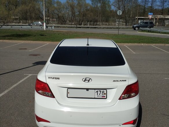 2015 Hyundai Solaris I Рестайлинг, белый - вид 5