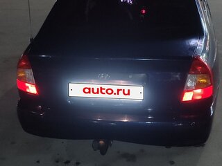 2007 Hyundai Accent ТагАЗ II, синий, 300000 рублей, вид 4