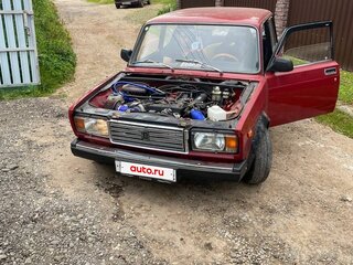 1998 Lada (ВАЗ) 2107, красный, 320000 рублей, вид 1