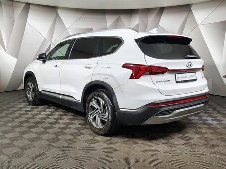 2022 Hyundai Santa Fe IV Рестайлинг, белый, вид 4
