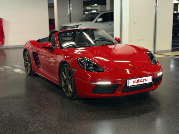 2018 Porsche Boxster IV 718 (982), красный