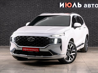 2021 Hyundai Santa Fe IV Рестайлинг, белый, 3750000 рублей, вид 1