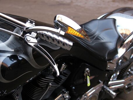 2002 Yamaha XV 1700 Warrior, чёрный, 1200000 рублей, вид 4