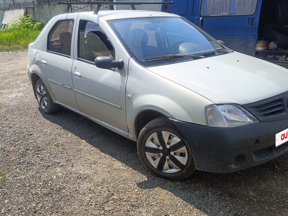 2007 Renault Logan I, серый - вид 1