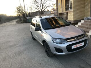 2015 Lada (ВАЗ) Kalina II, серый, 585000 рублей, вид 3
