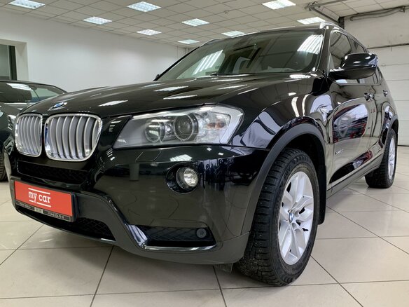 2011 BMW X3 28i xDrive II (F25), чёрный