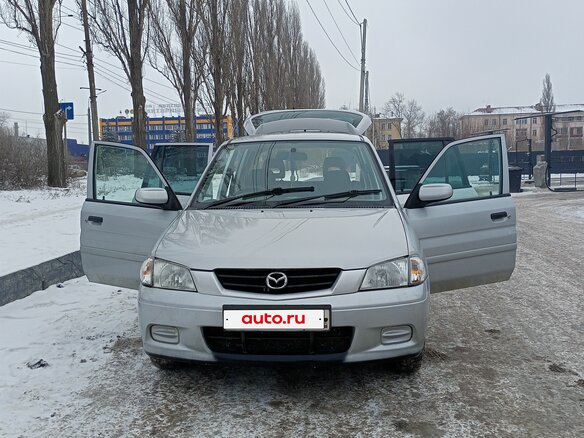 2000 Mazda Demio I (DW), серый, 365000 рублей - вид 2