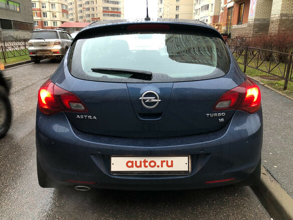 2012 Opel Astra J, синий - вид 8