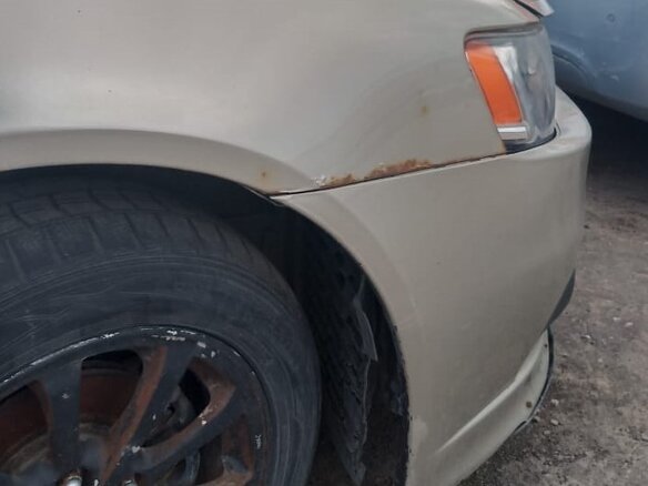 2010 Mitsubishi Lancer X, бежевый, 268000 рублей - вид 14