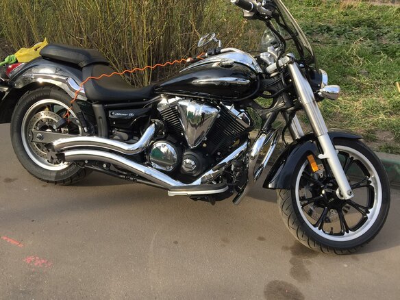 2008 Yamaha XVS950, чёрный, 600000 рублей - вид 1