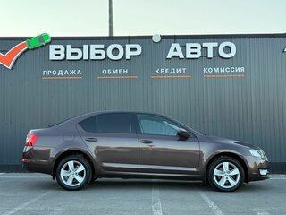 2013 Skoda Octavia III (A7), коричневый, 1375000 рублей, вид 3