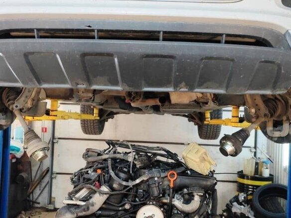 2012 Audi Q7 I (4L) Рестайлинг, белый - вид 26