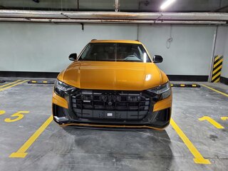 2019 Audi Q8 45 TDI I (4M), оранжевый, 7000000 рублей, вид 2