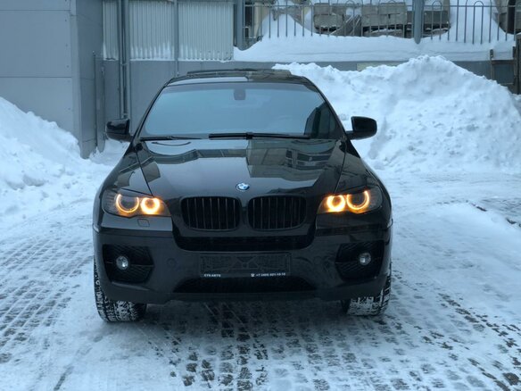 2010 BMW X6 40d I (E71), чёрный - вид 4