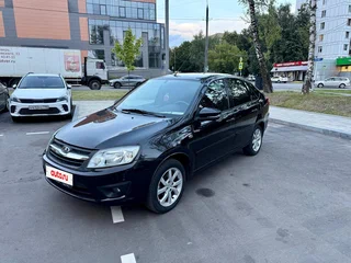 2015 Lada (ВАЗ) Granta I, чёрный, 619000 рублей, вид 1