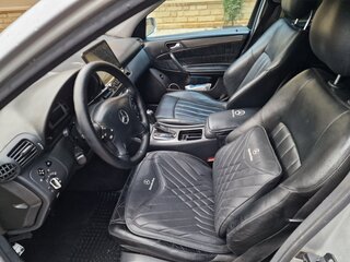 2001 Mercedes-Benz C-Класс AMG 32 AMG II (W203), серебристый, 1300000 рублей, вид 4
