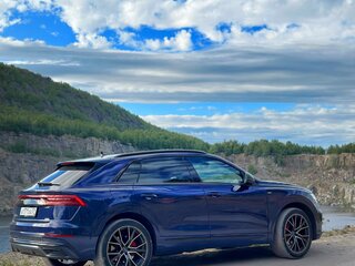 2019 Audi Q8 50 TDI I (4M), синий, 6500000 рублей, вид 2