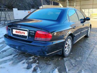 2007 Hyundai Sonata ТагАЗ IV (EF) Рестайлинг, чёрный, 490000 рублей, вид 4