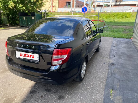 2023 Lada (ВАЗ) Granta I Рестайлинг, чёрный - вид 6