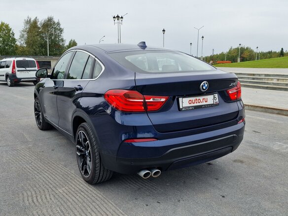 2016 BMW X4 30d I (F26), синий, 4000000 рублей - вид 6