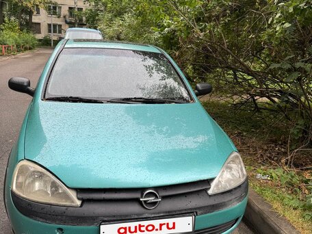 2002 Opel Corsa C, зелёный, 145000 рублей, вид 1