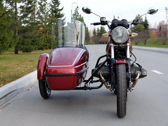1985 BMW R 80, пурпурный - вид 4