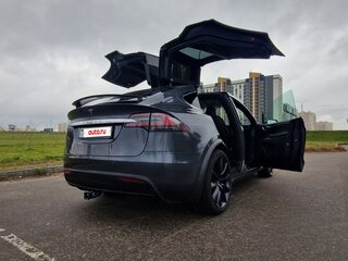 2020 Tesla Model X Long Range Plus I, серый, 3850000 рублей, вид 5