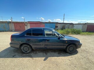 2008 Hyundai Accent ТагАЗ II, синий, 270000 рублей, вид 3