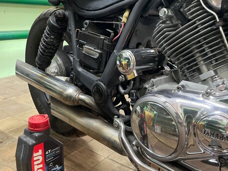 1991 Yamaha XV1100 Virago, чёрный, 270000 рублей, вид 4