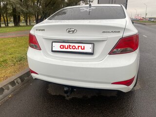 2014 Hyundai Solaris I Рестайлинг, белый, 915000 рублей, вид 3