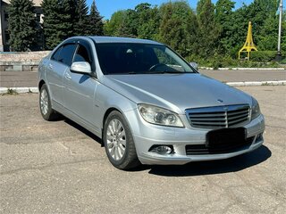 2008 Mercedes-Benz C-Класс 180 Kompressor III (W204), серебристый, 1300000 рублей, вид 3