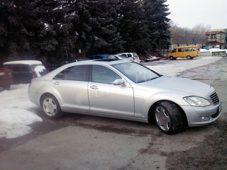 2007 Mercedes-Benz S-Класс 320 Long V (W221), серебристый, 1400000 рублей, вид 4