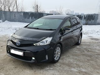 2014 Toyota Prius Alpha I (ZVW40/41) Рестайлинг, чёрный, 1490000 рублей, вид 1
