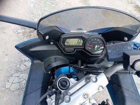 2008 Yamaha FZ6, голубой, 500000 рублей, вид 4