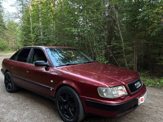 1992 Audi 100 IV (C4), красный, 240000 рублей, вид 1