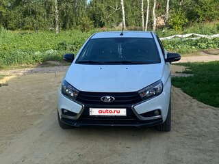 2017 Lada (ВАЗ) Vesta I, белый, 950000 рублей, вид 2