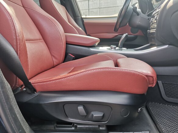 2012 BMW X3 28i xDrive II (F25), синий, 1900000 рублей - вид 16