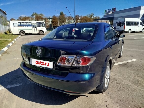 2005 Mazda 6 I (GG) Рестайлинг, зелёный, 680000 рублей - вид 19