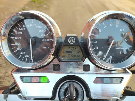 2008 Yamaha XJR1300, синий, 490000 рублей, вид 3