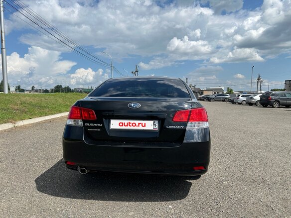 2010 Subaru Legacy V, чёрный, 1090000 рублей - вид 6