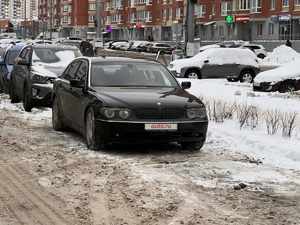 2002 BMW 7 серии Long 745Li IV (E65/E66), чёрный, 720000 рублей - вид 2