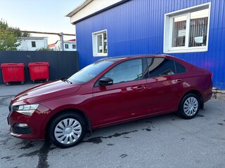 2021 Skoda Rapid II, красный, 1649000 рублей, вид 4