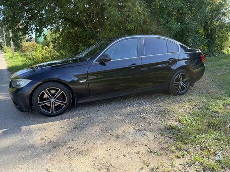 2007 BMW 3 серии 320i V (E90/E91/E92/E93), чёрный, 900000 рублей, вид 5