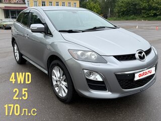 2010 Mazda CX-7 I Рестайлинг, серебристый, 950000 рублей, вид 1