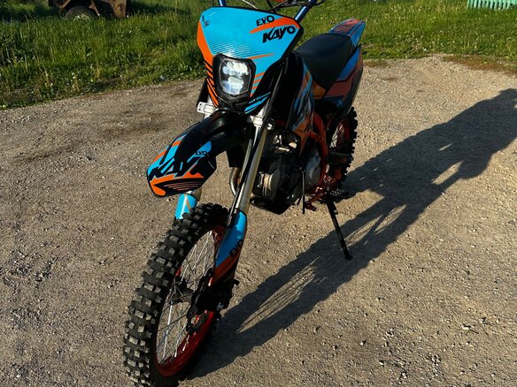 2024 Kayo Evolution YX125EM, чёрный, 86000 рублей