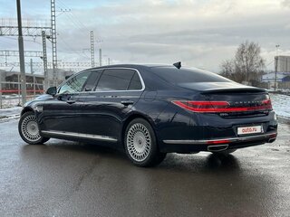 2019 Genesis G90 Limousine I Рестайлинг, синий, 5350000 рублей, вид 5