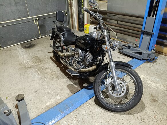 2004 Yamaha XVS400 Drag Star, чёрный, 380000 рублей - вид 12