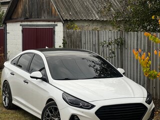 2017 Hyundai Sonata VII (LF) Рестайлинг, белый, 2800000 рублей, вид 2