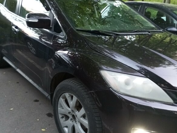 2008 Mazda CX-7 I, пурпурный, 690000 рублей - вид 12